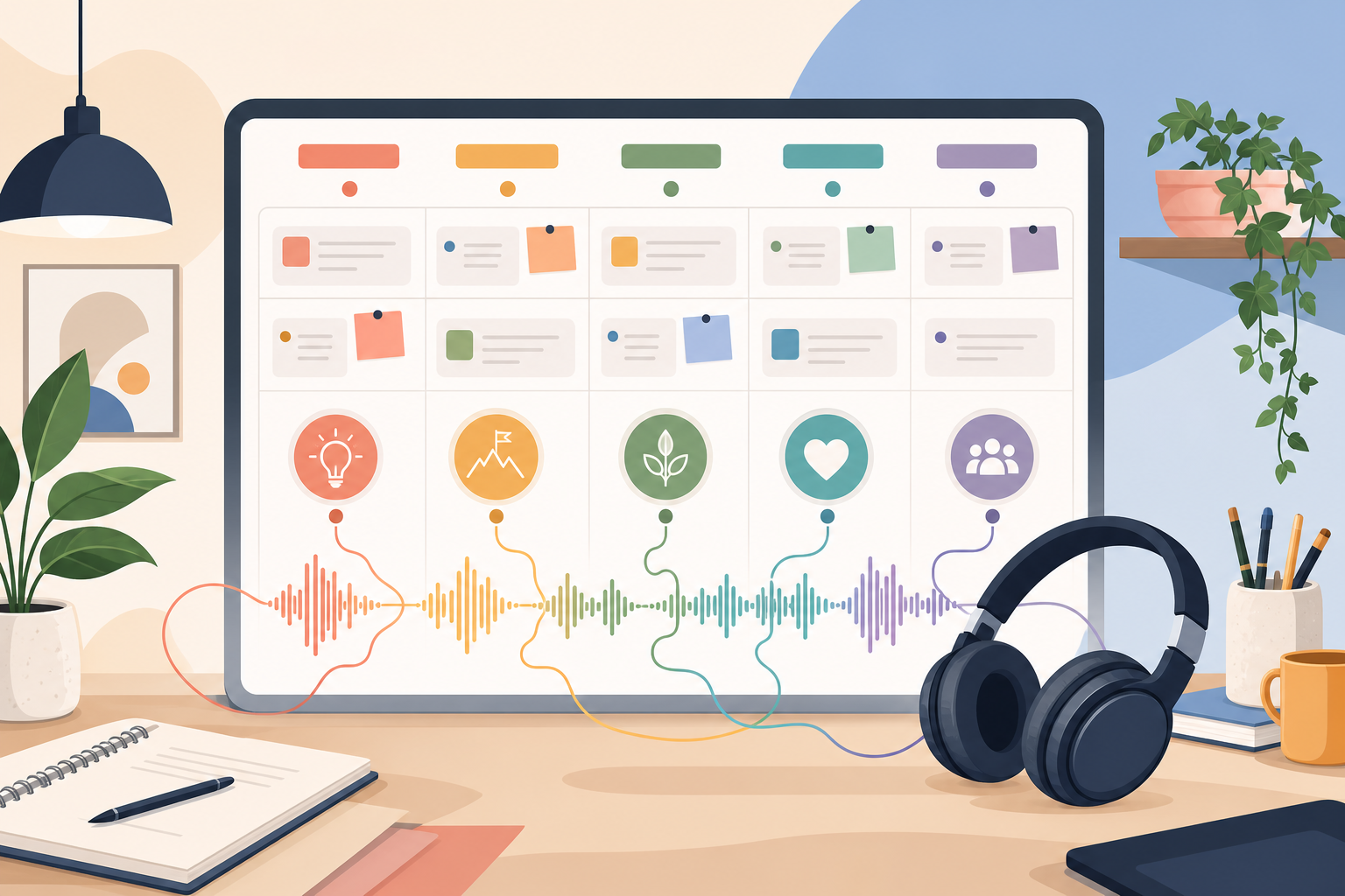 Content Pillars: Map Topics to Signature Soundtracks
